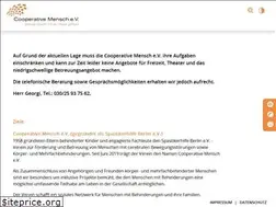 Sites similar to co-mensch-ev.de