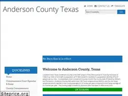 Sites similar to co.anderson.tx.us