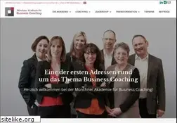 Sites similar to coaching-akademie-muenchen.de