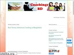 Sites similar to coachingsbd.blogspot.com