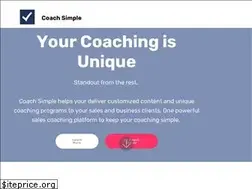 Sites similar to coachsimple.net