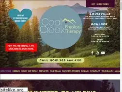 Sites similar to coalcreekphysicaltherapy.com