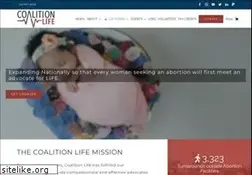 Sites similar to coalitionforlifestl.com
