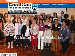 Sites similar to coalitionforsocialjustice.org
