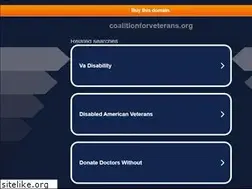 Sites similar to coalitionforveterans.org