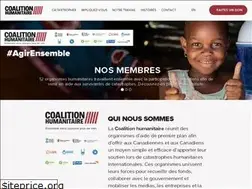 Sites similar to coalitionhumanitaire.ca