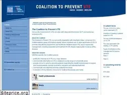 Sites similar to coalitiontopreventvte.org