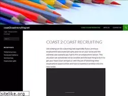 Sites similar to coast2coastrecruiting.net