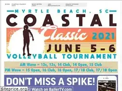 Sites similar to coastalclassicvolleyball.com