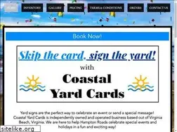 Sites similar to coastalyardcards.com