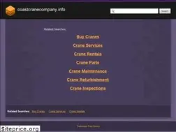 Sites similar to coastcranecompany.info