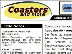 Sites similar to coastersandmore.de