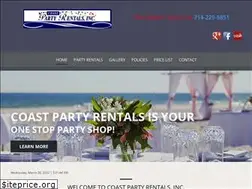Sites similar to coastpartyrents.com