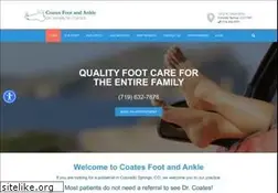Sites similar to coatesfootandankle.com