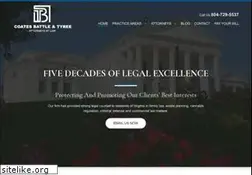 Sites similar to coateslaw.com