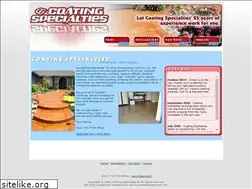 Sites similar to coatingspecialties.net