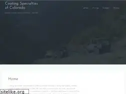 Sites similar to coatingspecialtiesofcolorado.com