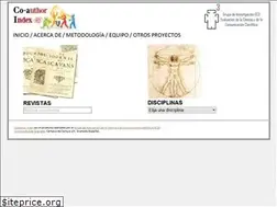 Sites similar to coauthorindex.info