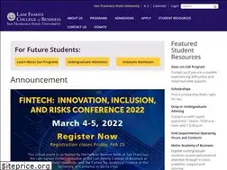 Sites similar to cob.sfsu.edu
