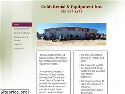 Sites similar to cobbrentalandequipment.com