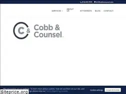 Sites similar to cobbxcounsel.com