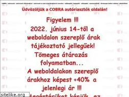Sites similar to cobraautoriasztok.hu