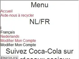 Sites similar to cocacola.be