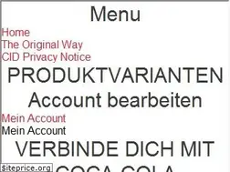 Sites similar to cocacola.de