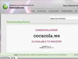 Sites similar to cocacola.ws