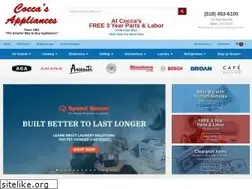 Sites similar to coccasappliancestv.com