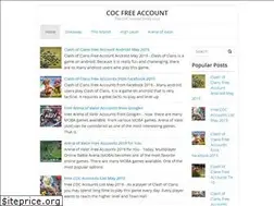 Sites similar to cocfreeaccount.xyz