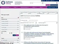 Sites similar to cochraneclinicalanswers.com