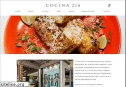 Sites similar to cocina214.com