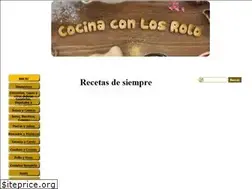 Sites similar to cocinaconlosrolo.com