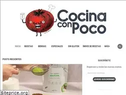 Sites similar to cocinaconpoco.com