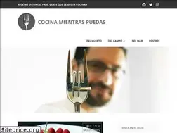 Sites similar to cocinamientraspuedas.com