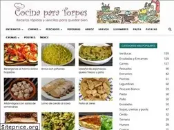 Sites similar to cocinaparatorpes.com