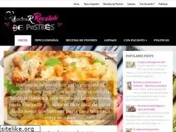 Sites similar to cocinarrecetasdepostres.net