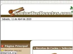Sites similar to cocinatusrecetas.com