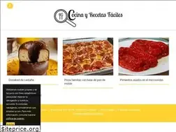 Sites similar to cocinayrecetasfaciles.com