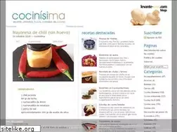 Sites similar to cocinisima.com