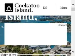 Sites similar to cockatooisland.gov.au
