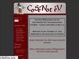 Sites similar to cocker-und-setter-in-not.de