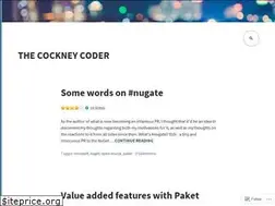 Sites similar to cockneycoder.wordpress.com