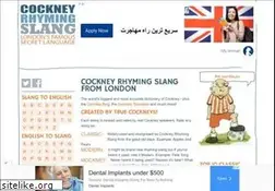 Sites similar to cockneyrhymingslang.co.uk