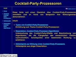 Sites similar to cocktail-party-processor.de