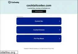 Sites similar to cocktailcodex.com