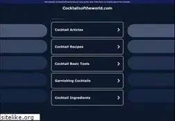 Sites similar to cocktailsoftheworld.com