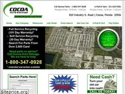 Sites similar to cocoaautosalvage.com