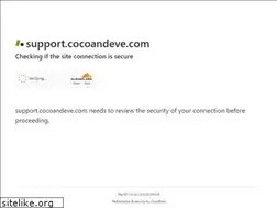 Sites similar to cocoandeve.zendesk.com
